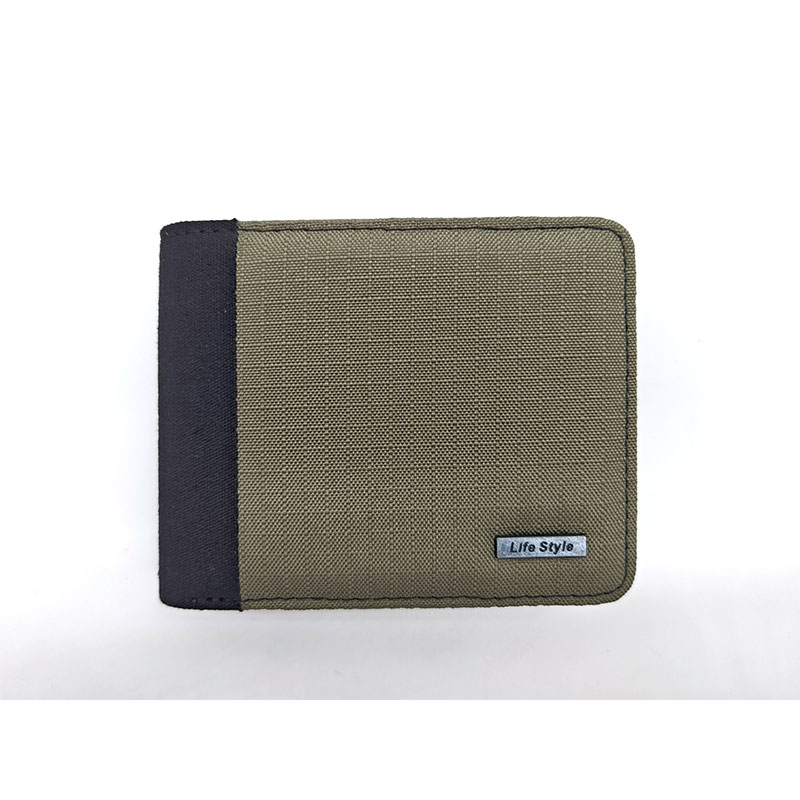 Casual Styl Mixed Fabric Bifold Wallets For Men