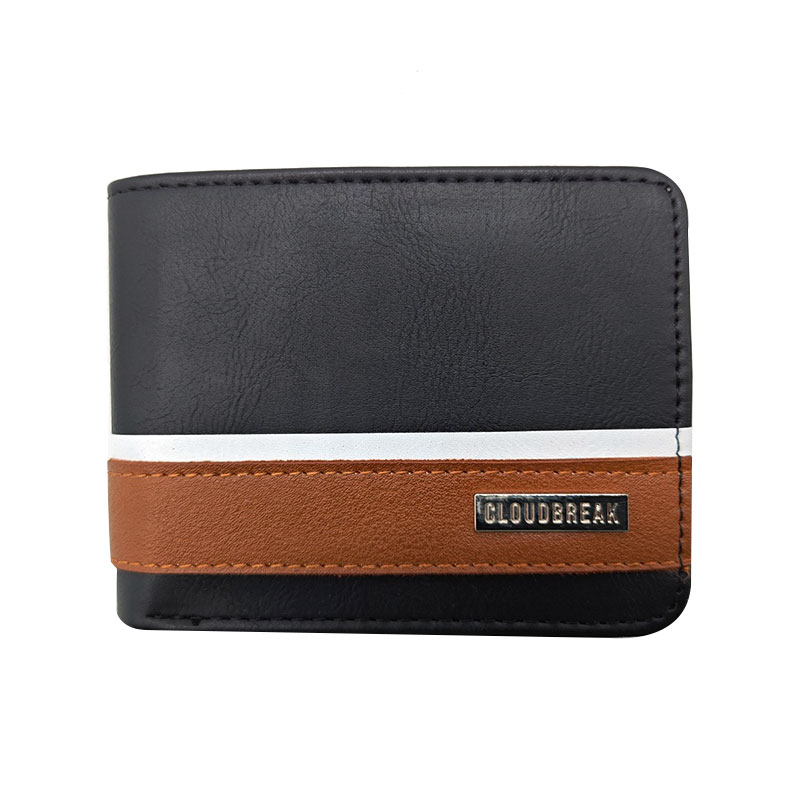 Color Contrast Slim Wallet For Men