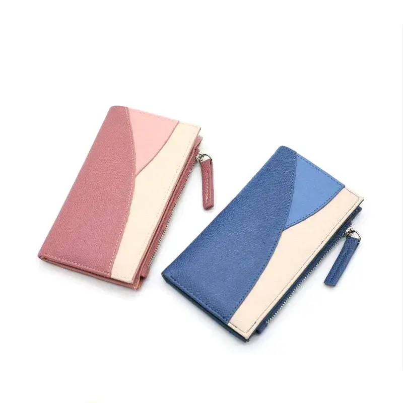 Customized Card Slots Ladies Zipper Wallet