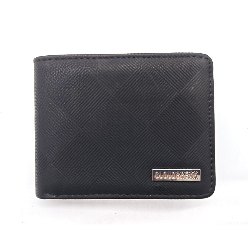 Debossed Bifold Wallet With Extra Card Slots Page For Men