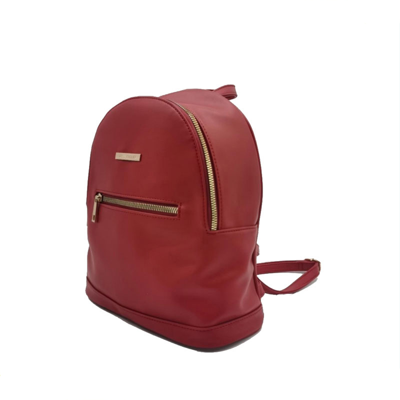 Ladies Red Pu Backpack