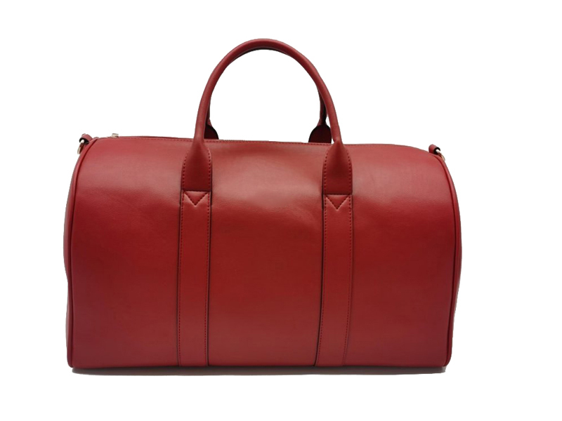 Ladies Red Pu Duffle Bag