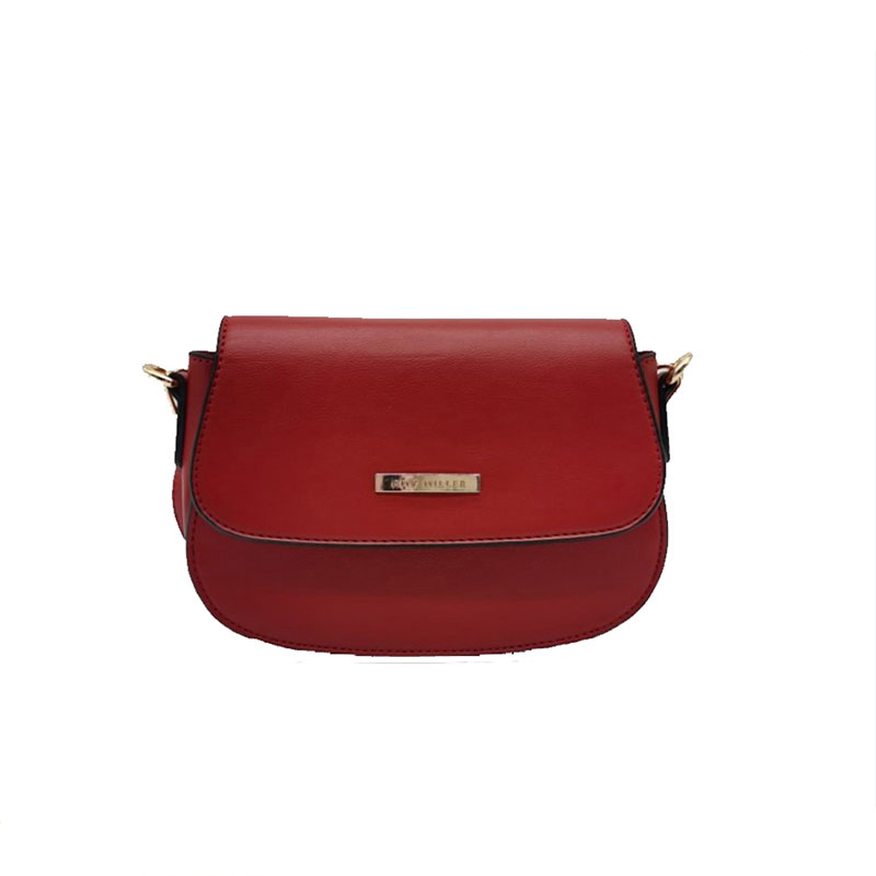 Ladies Red Pu Hobo Bag