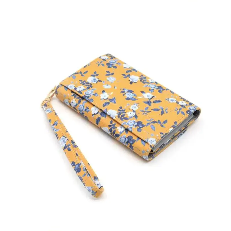 Multi Function Digital Printed Short Strap Daily Use Ladies Wallet