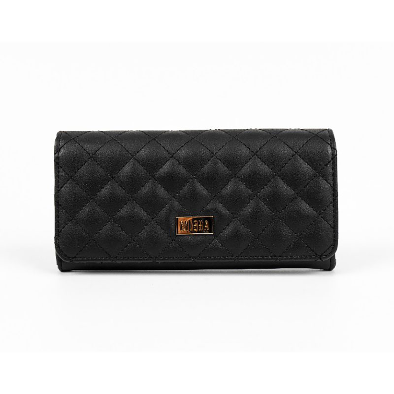 Plaid Quilted PU Classic Ladies Wallet