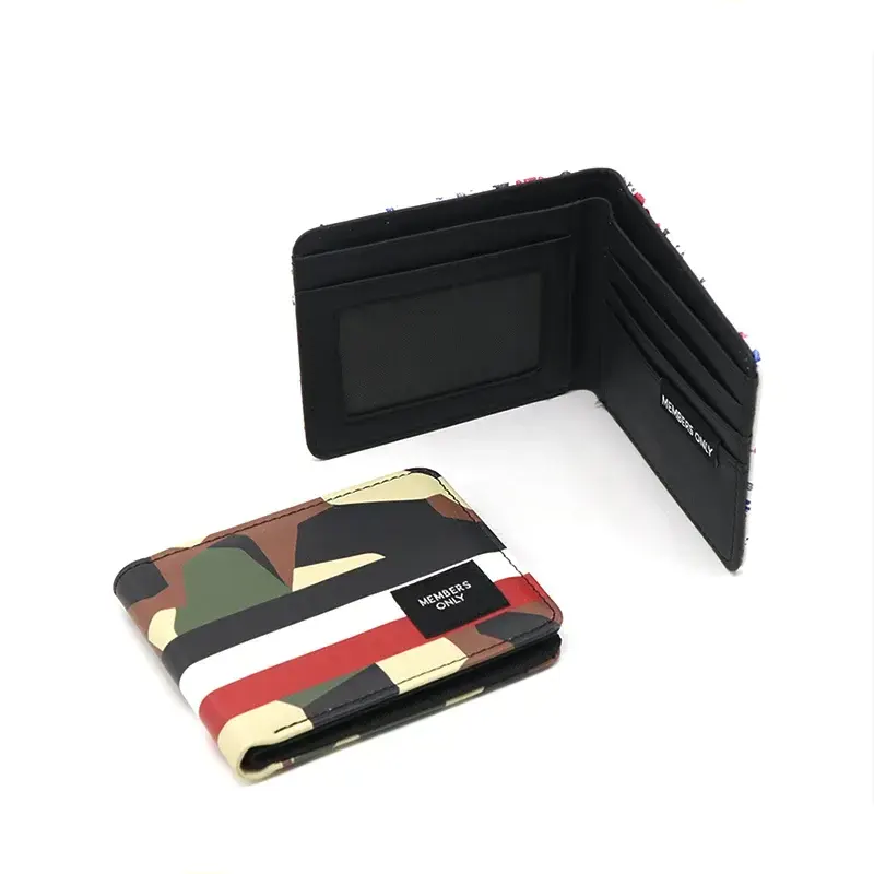 Slim Wallet With Phograph Print