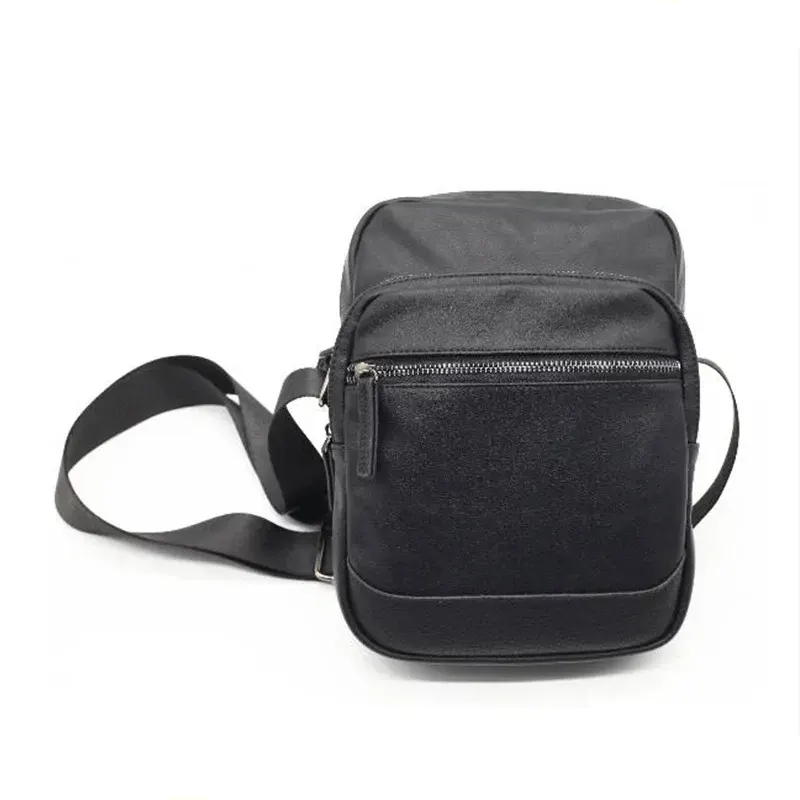 Soft PU Artificial Leather Classic Mens Shoulder Bag