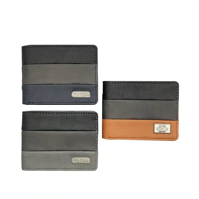 Splicing design Bifold Wallet For Men